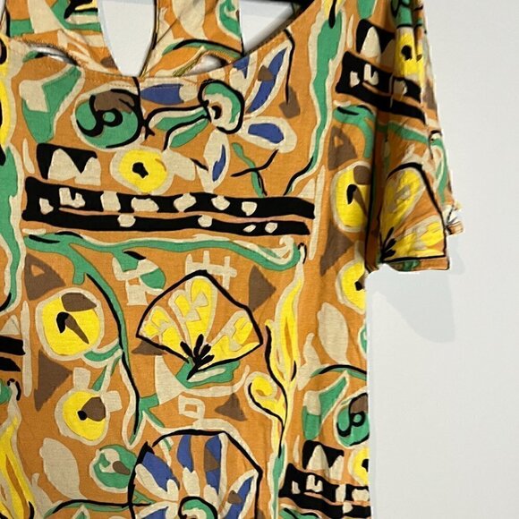 Anthropologie Vanessa Virginia colorful patterned abstract dress - Picture 2 of 5